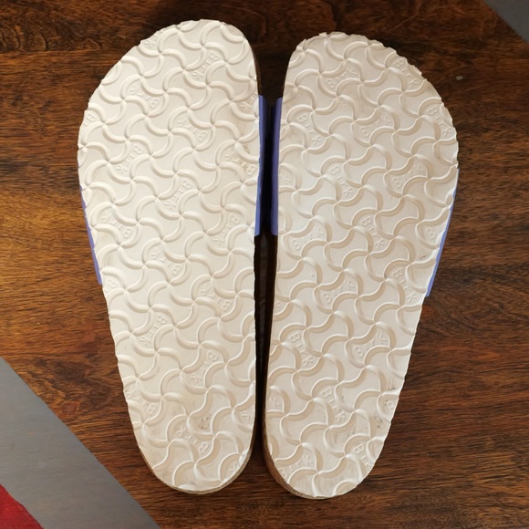 Birkenstock Madrid Size 38 (7/7.5) in light purple Like new - Picture 4 of 4